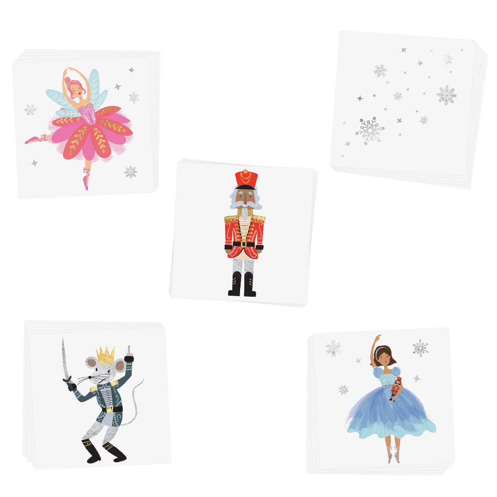 Flash Tattoos Nutcracker Sugar Plum Fairy tattoo design for festive skin decor
