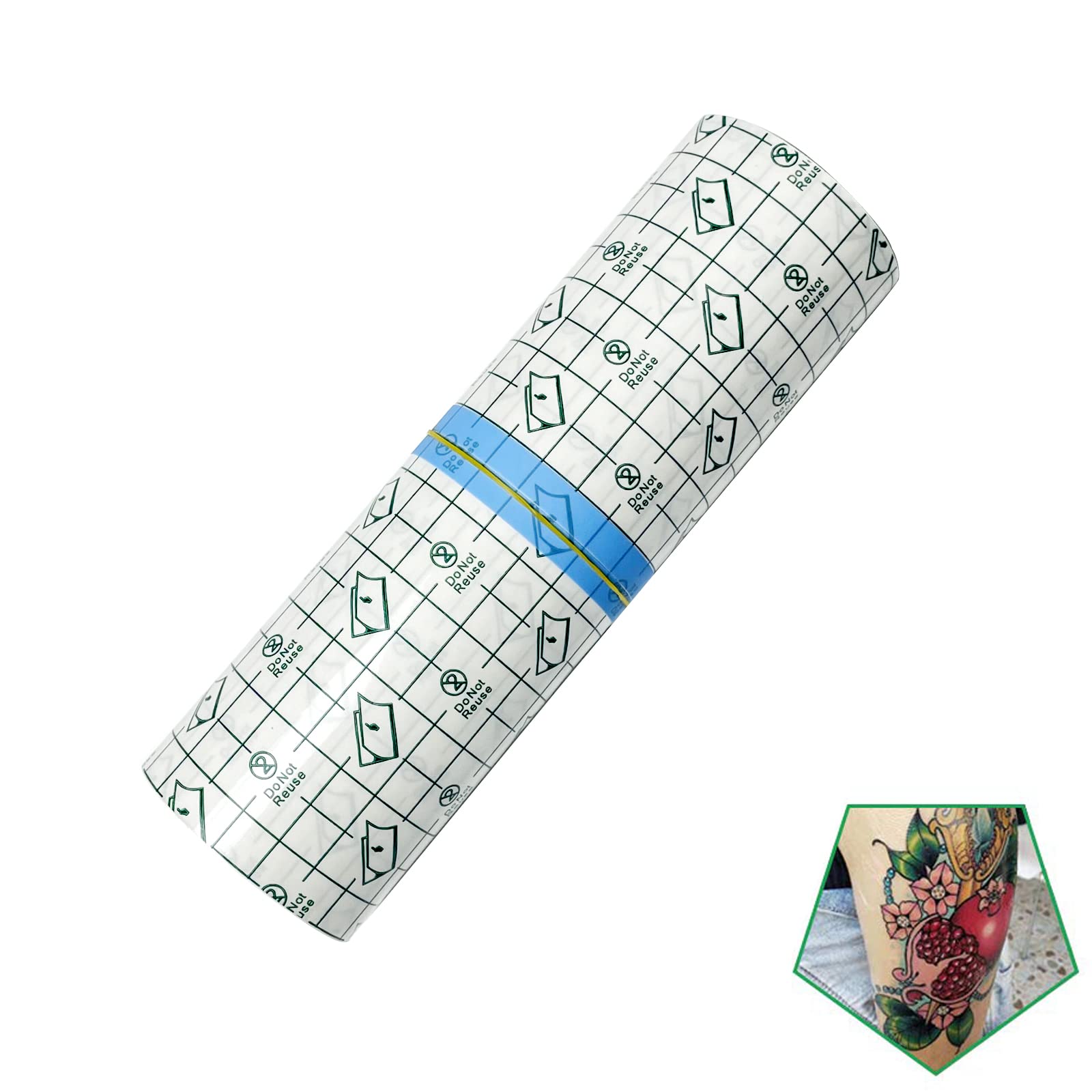 Flatoedu tattoo aftercare bandage roll waterproof film protecting fresh ink