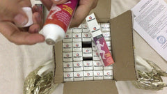 Flekosteel Hendel's Garden warming balm ingredients label, transparency on botanical extracts.