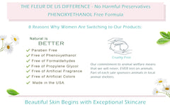 Fleur De Lis Naturals pure ingredients list highlighting natural components and safety.