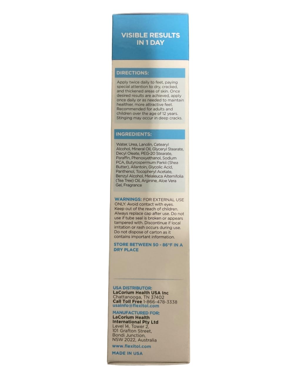 Flexitol Heel Balm 4 oz bundle on display for home use