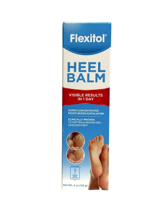Flexitol Heel Balm 4 oz bundle—nourishing formula for dry heels