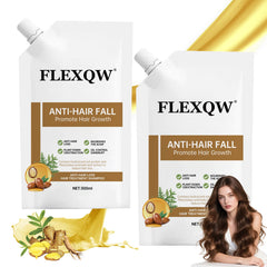 FLEXQW anti hair loss shampoo bottle front view with 300ml packaging.
