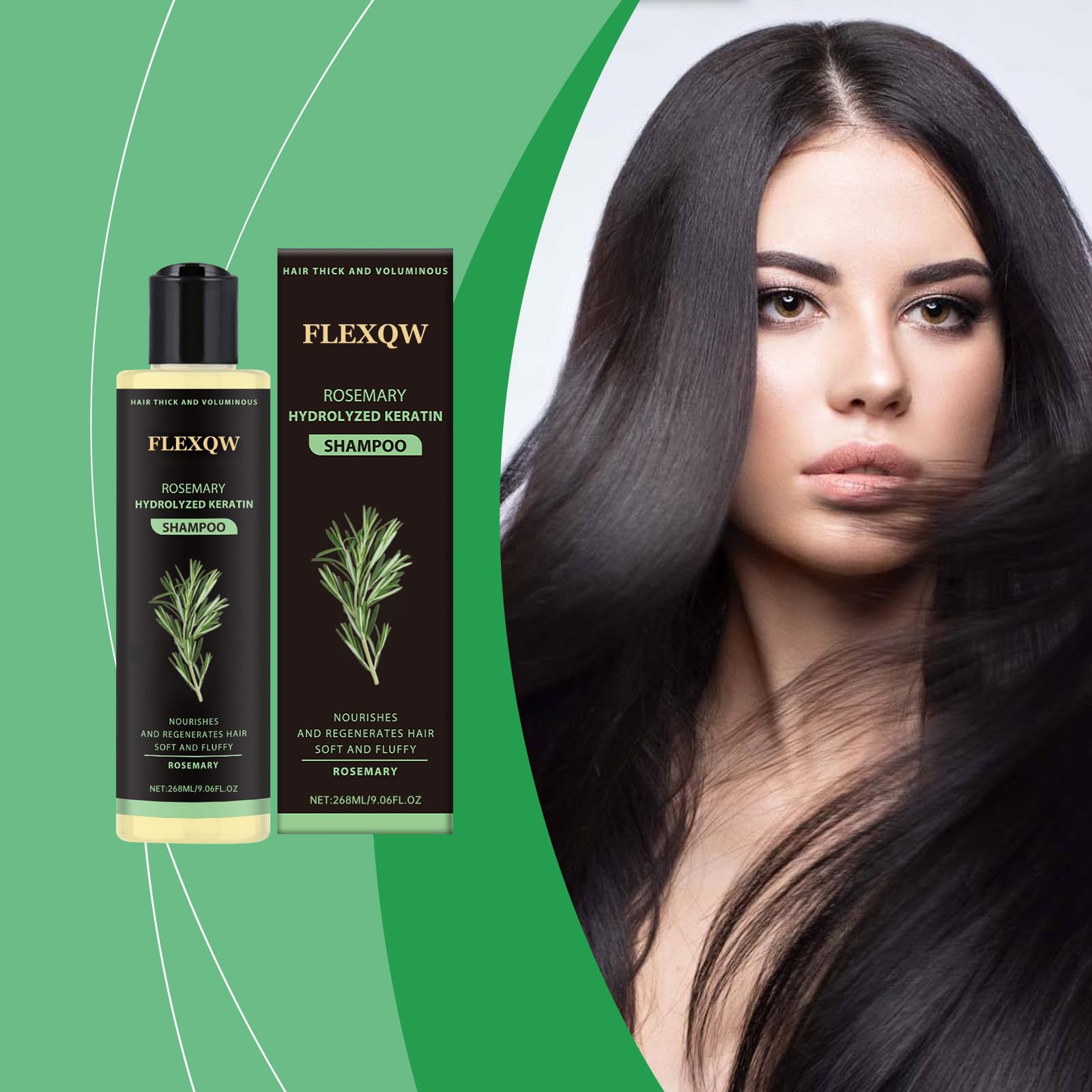 FLEXQW Hydrolyzed keratin detail signals deep conditioning for hair