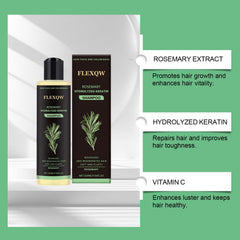FLEXQW Rosemary Extract image emphasizes rosemary scent and scalp support