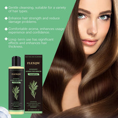 FLEXQW Silicone-free formula close-up indicates gentle cleansing
