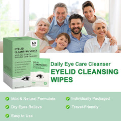 Blepharitis-prone lids benefit from FLODTEEK eyelid wipes care.