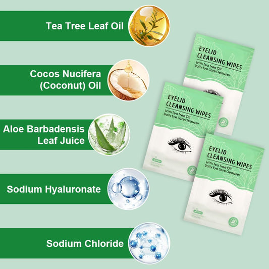 FLODTEEK wipes offer moisturising cleanse for irritated lids.