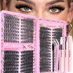 Floranest lash clusters kit 560pcs overview for at-home extensions.