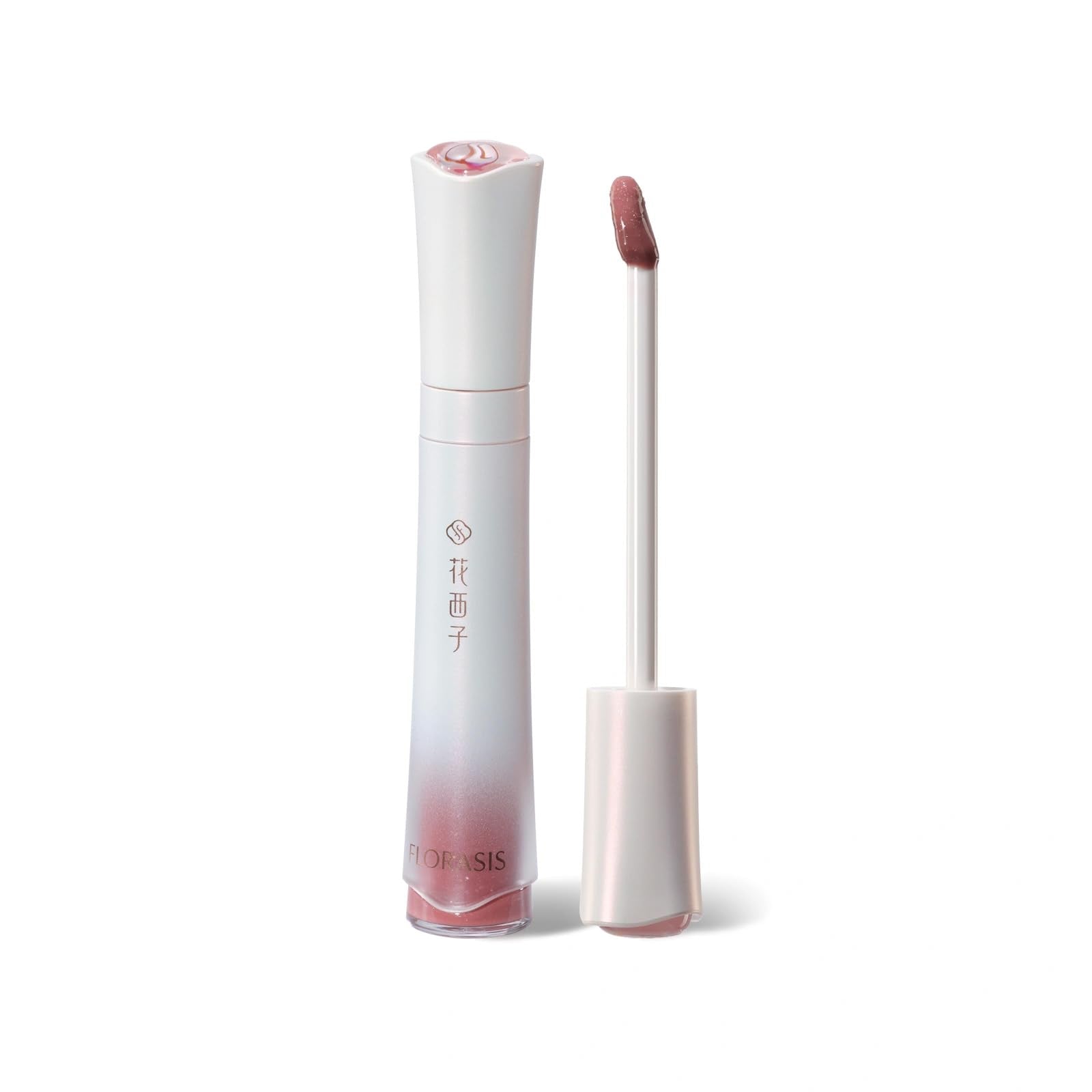 FLORASIS Celestial Luster Lip Gloss with iridescent pigments for diamond-like shine