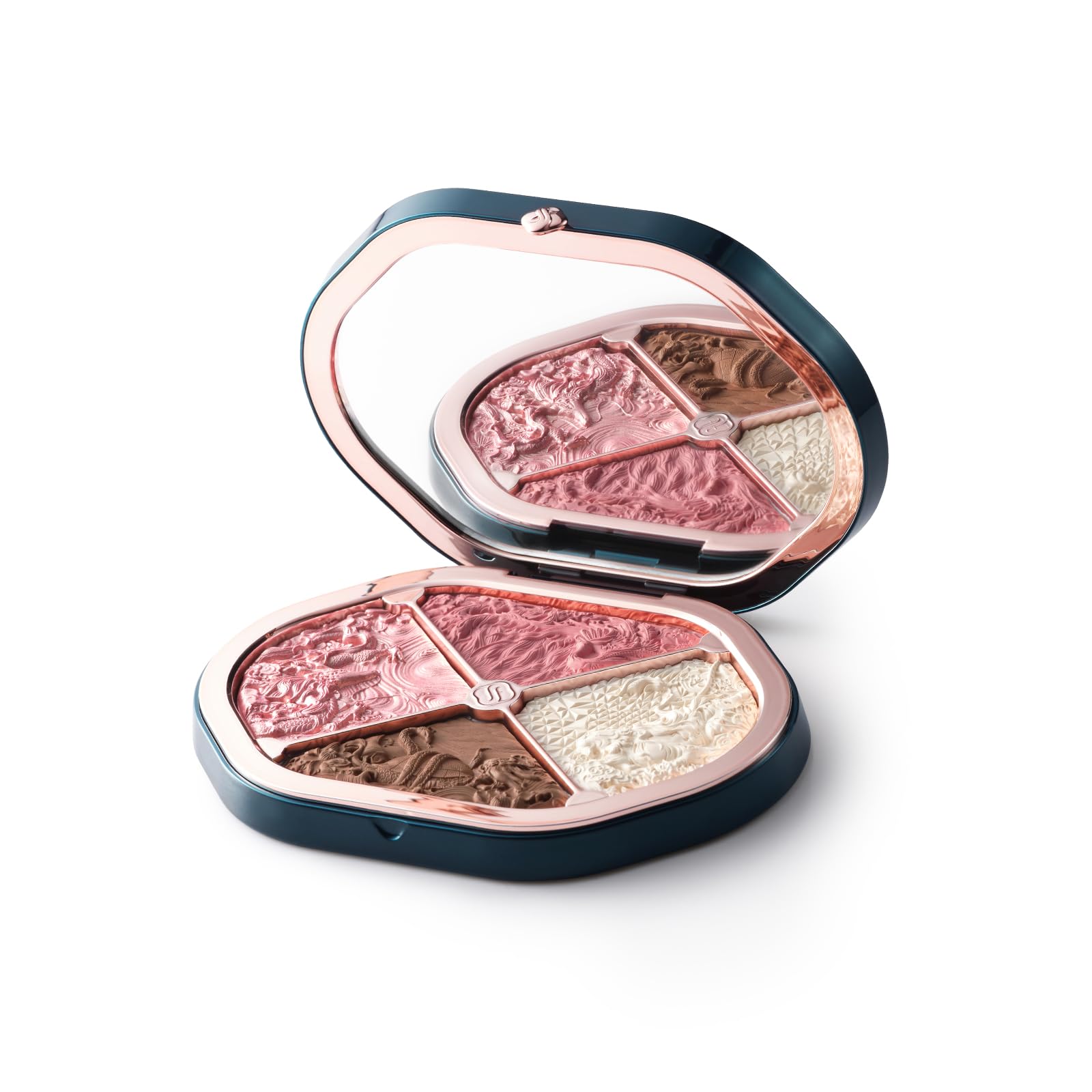FLORASIS constellation floral engraving palette compact with ornate detail for versatile looks.