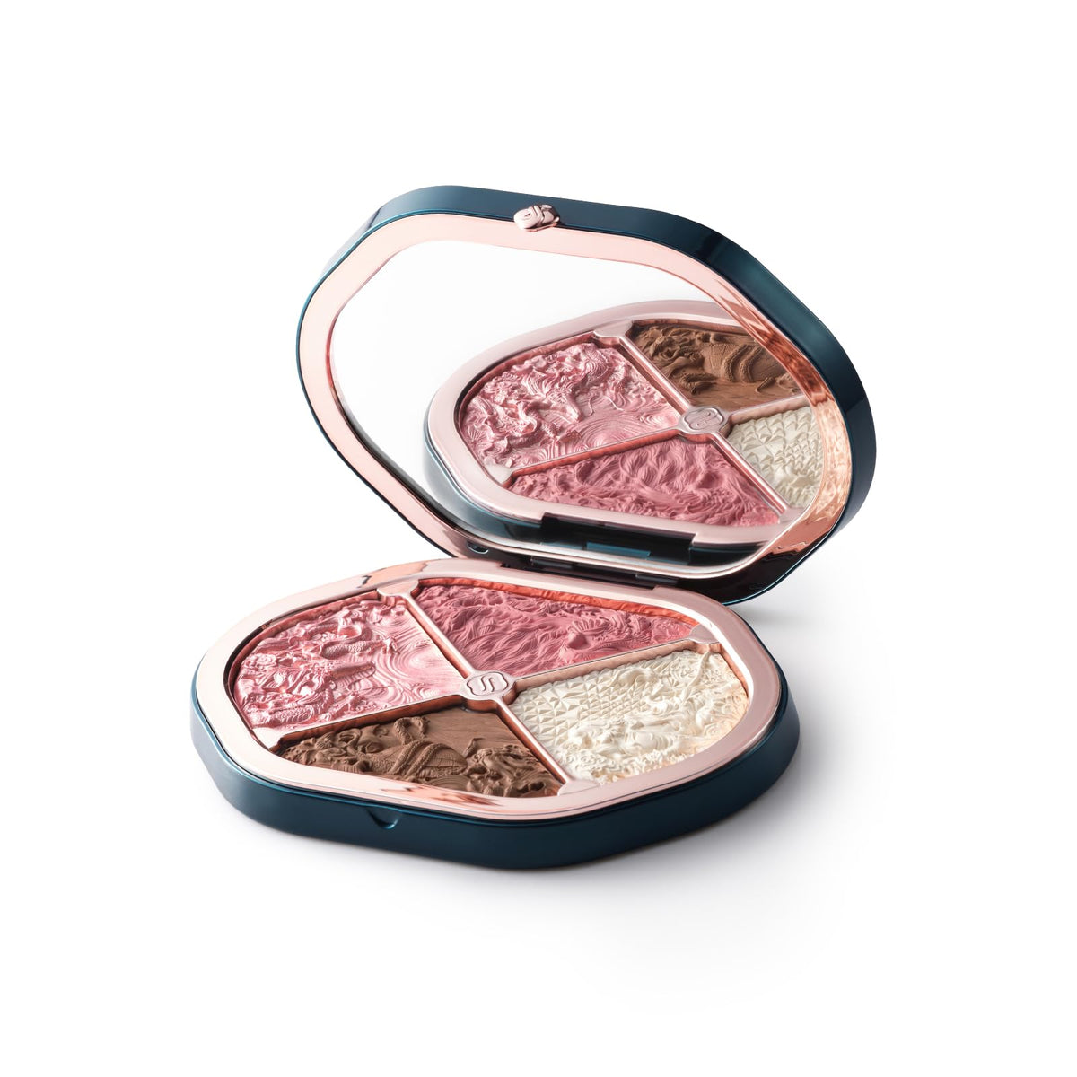 FLORASIS constellation floral engraving palette compact with ornate detail for versatile looks.