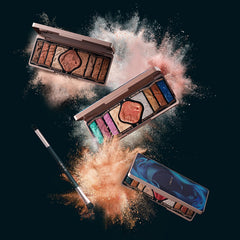 FLORASIS palette in use for versatile makeup on cheeks and contour