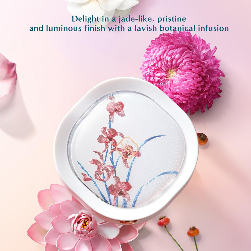 FLORASIS Flawless Jade N25 swatch blends into light to medium skin