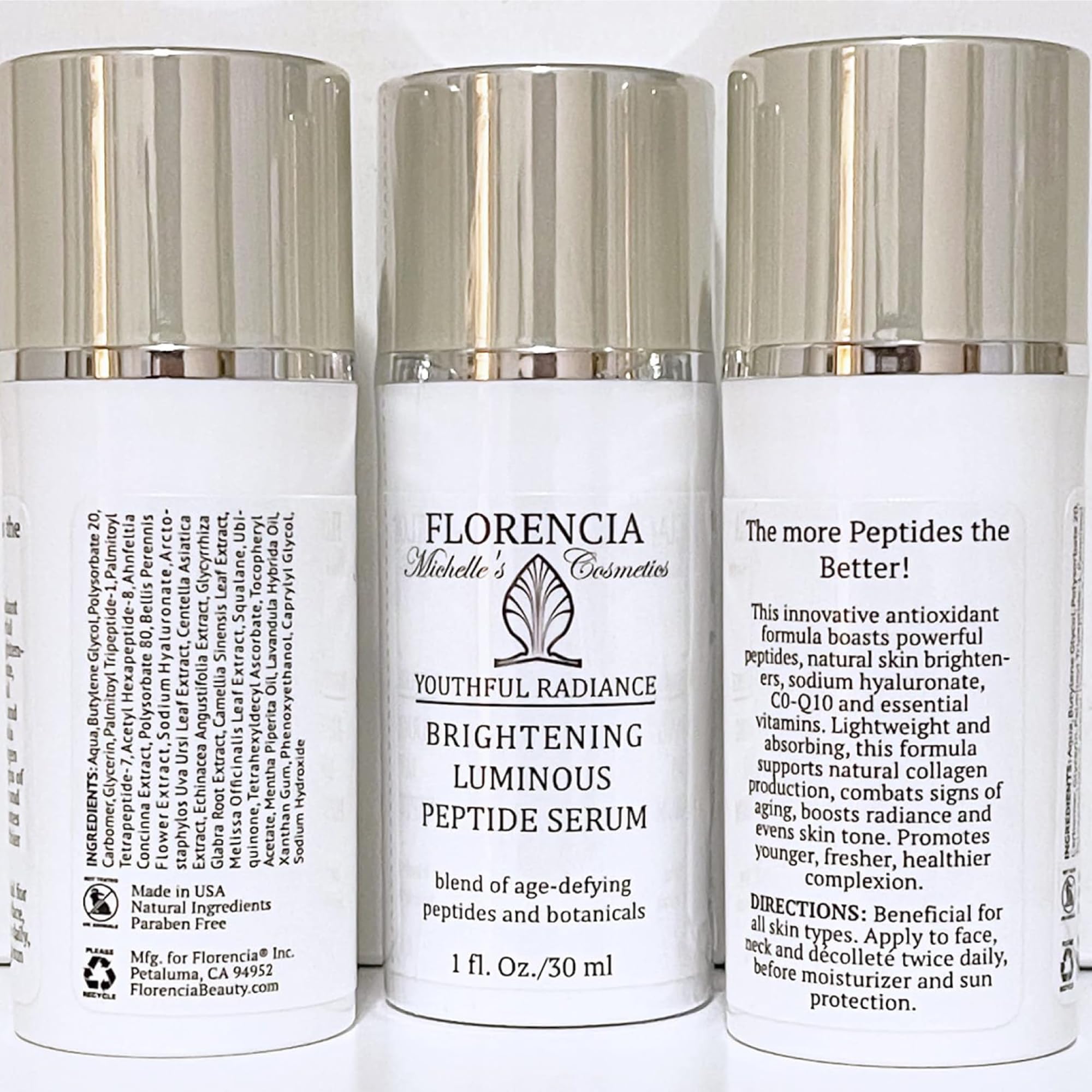 Florencia vegan cruelty-free labeling indicating clean ingredients