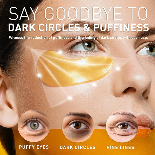 Floretsio cooling hydrogel under-eye patches provide soothing hydration and puffiness relief