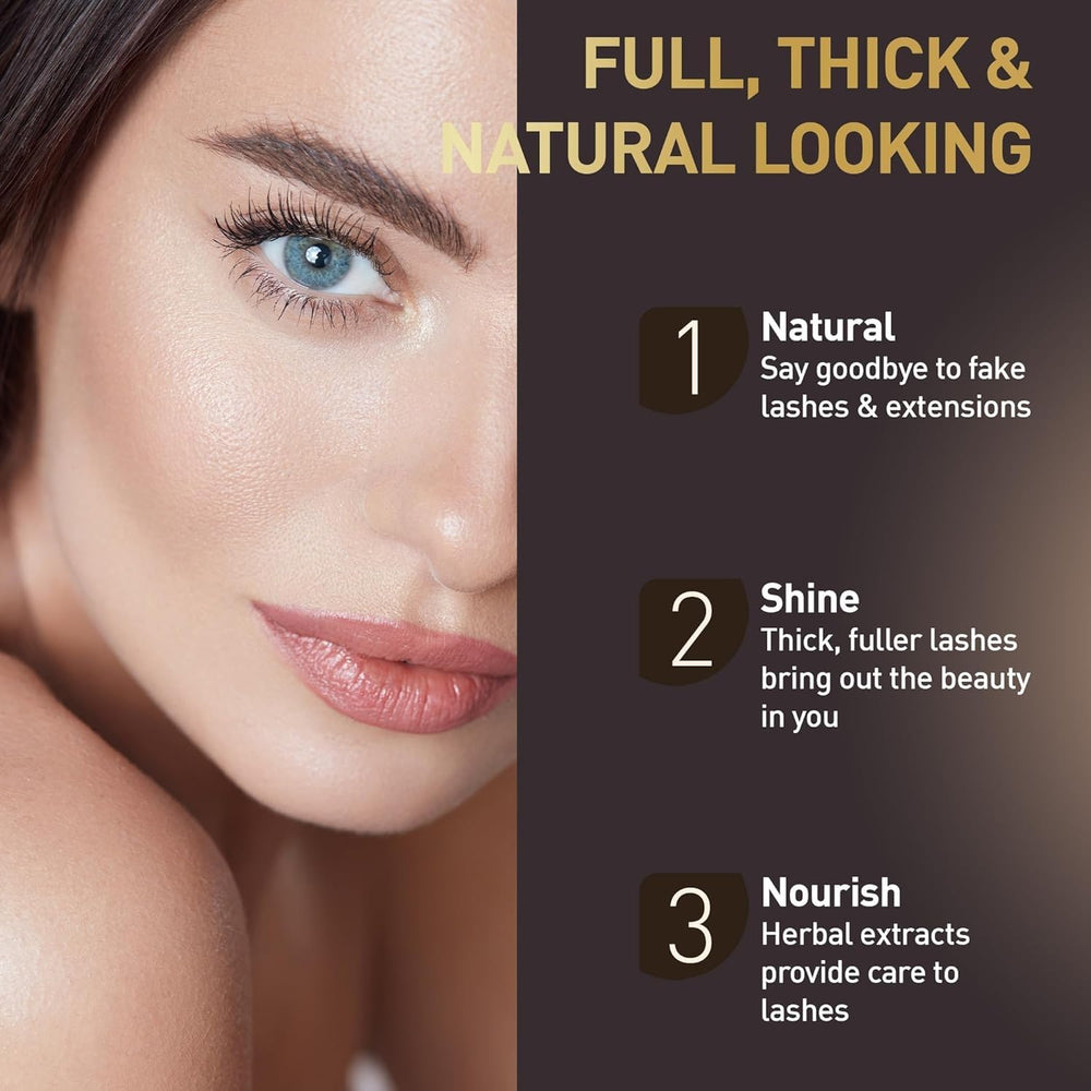 Floretsio lash serum texture close-up highlights smooth application.