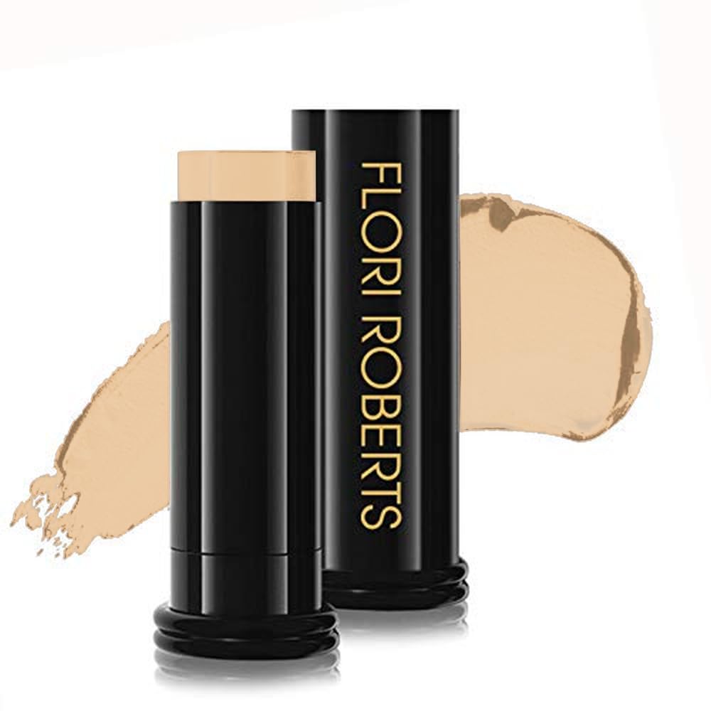 Flori Roberts Base Strokes Foundation Stick applies smoothly for even coverage on skin