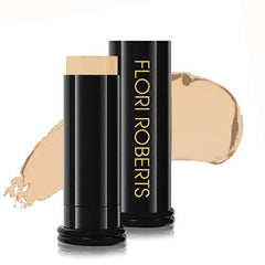 Flori Roberts Base Strokes Foundation Stick applies smoothly for even coverage on skin