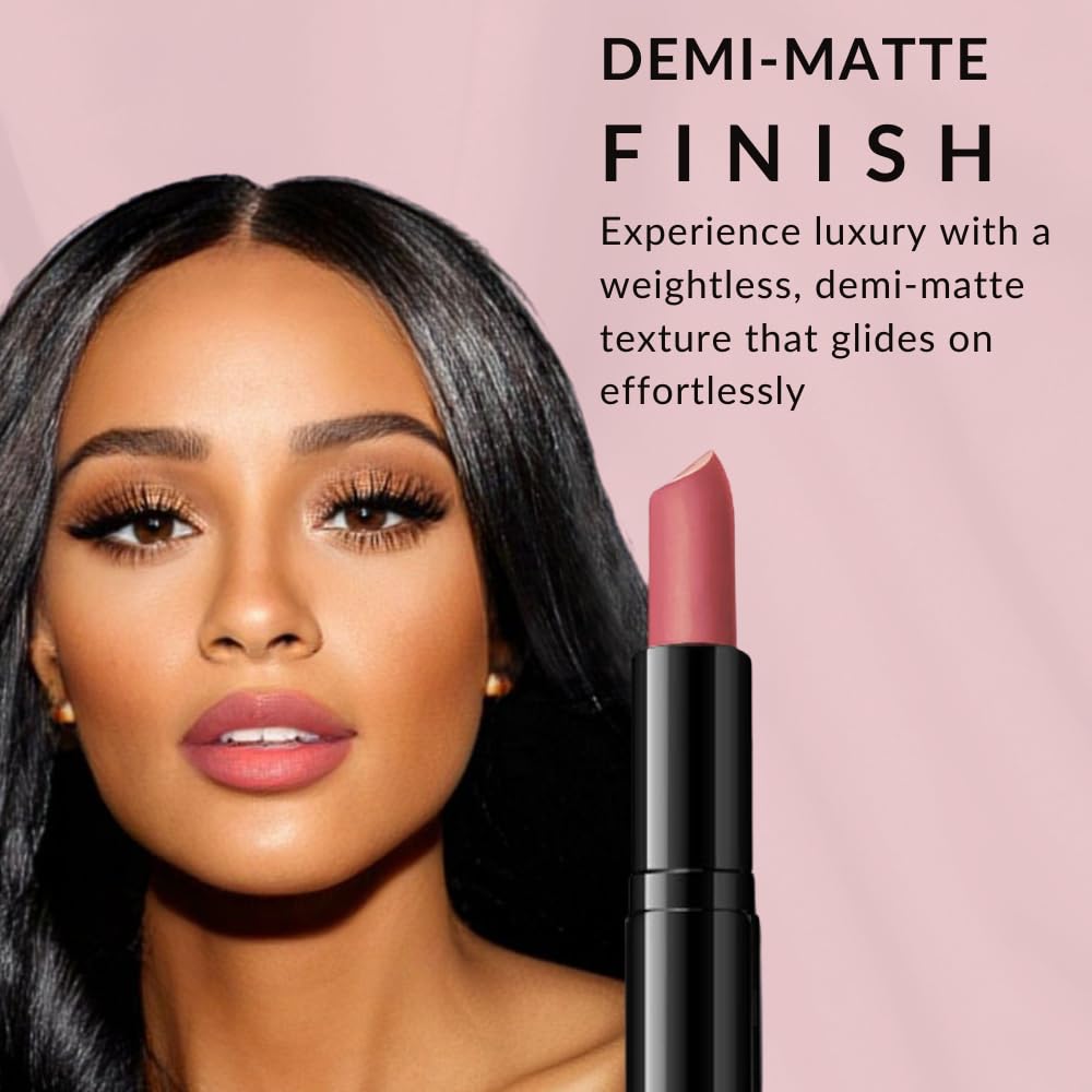 Flori Roberts Luxury Lipstick pigment-rich shades for deeper skin tones.
