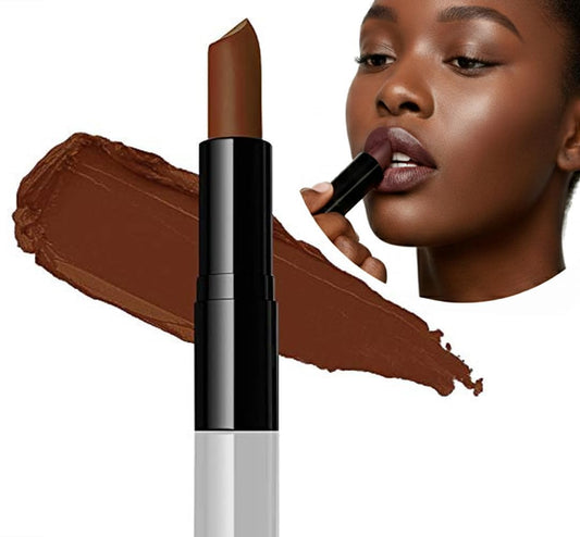 Flori Roberts Luxury Lipstick swatch showing vibrant pigment for rich color payoff.