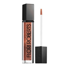 Flori Roberts Mineral Base Lip Shine bottle swirl shows rich color for bold lips