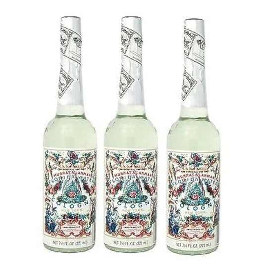 Florida Water Cologne three-bottle front view for daily refresh
