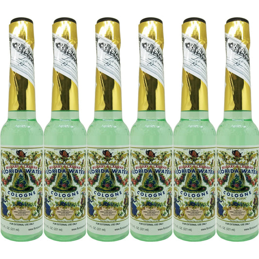 Florida Water Lanman & Kemp bottle close-up with a refreshing fragrance.