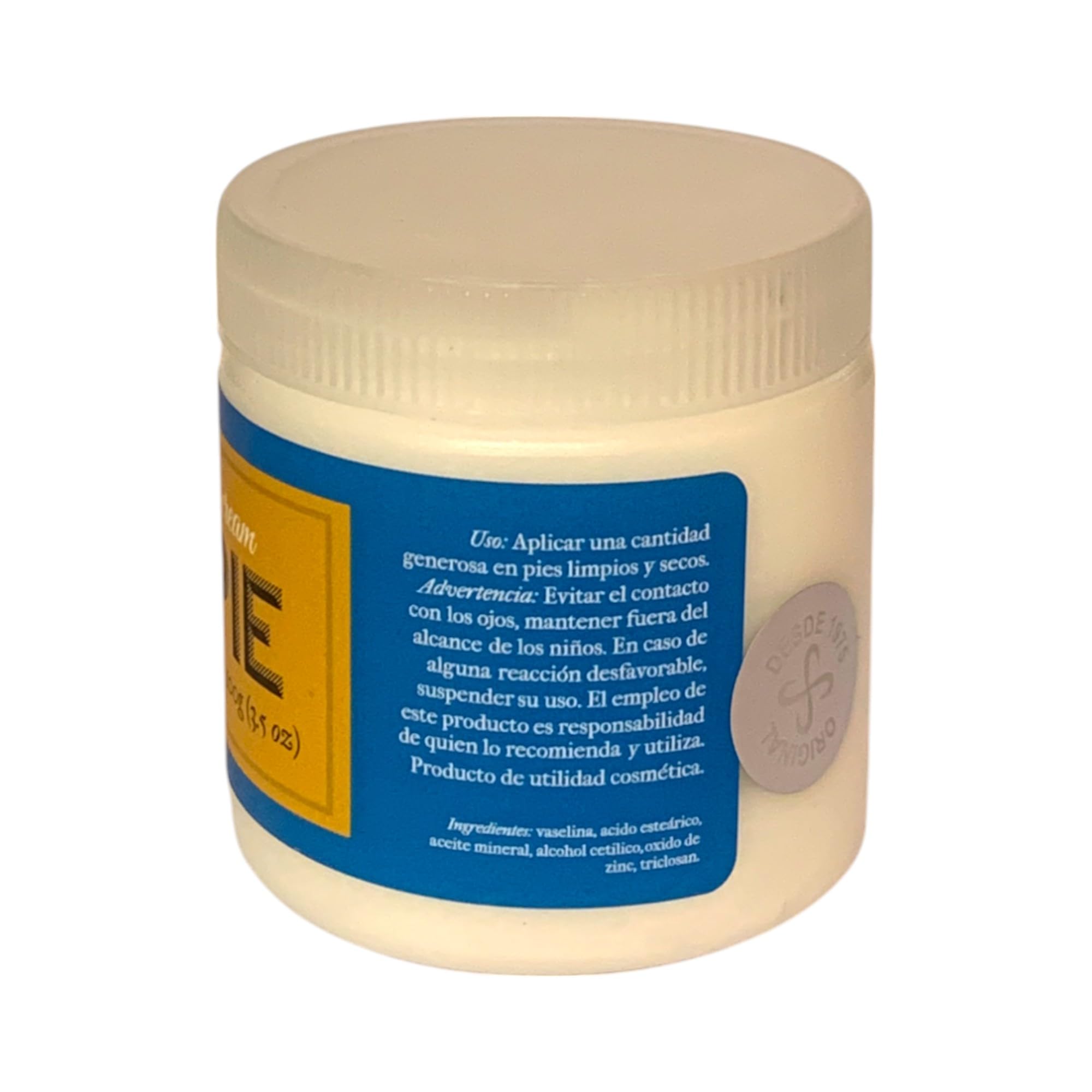 Compact 100g packaging of Florigan Deo Pie emphasizes travel-friendly convenience and hygiene.