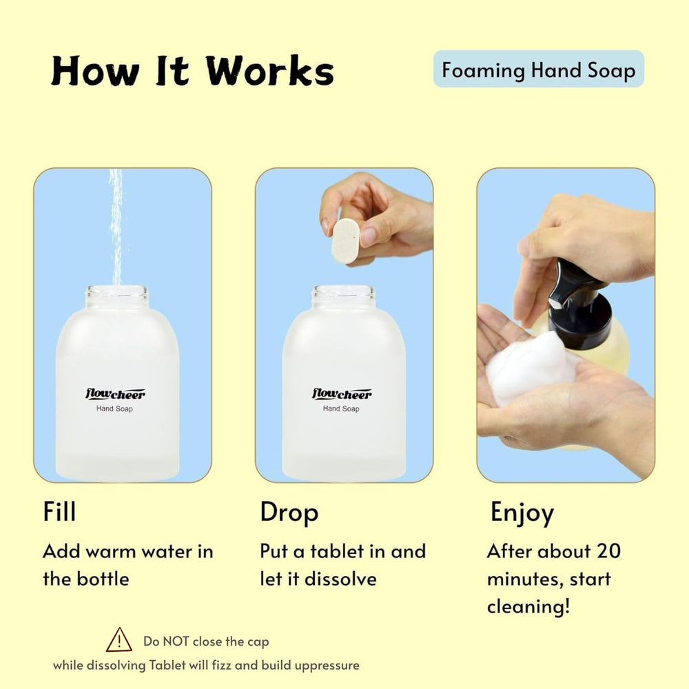 Flowcheer supports daily handwashing with gentle, skin-friendly formula.