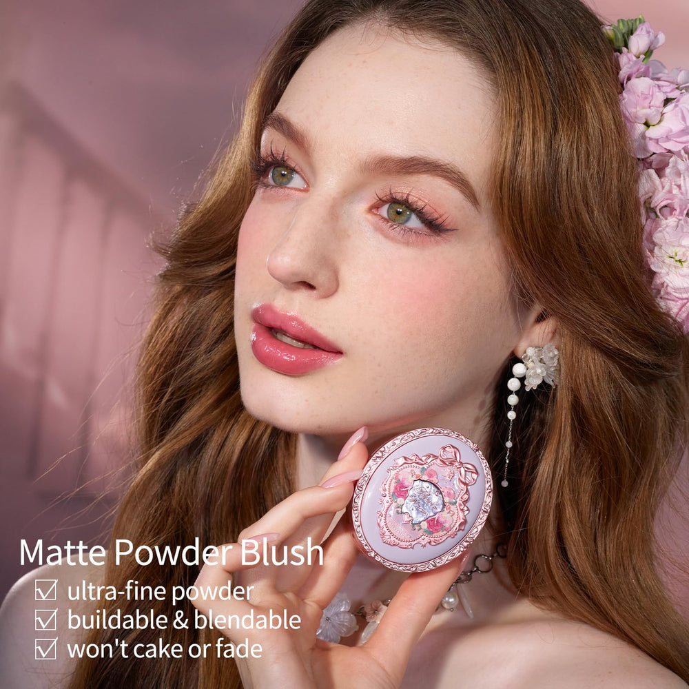 Flower Knows Ballet Fairy Frosty Peach swatch reveals a luminous peach flush