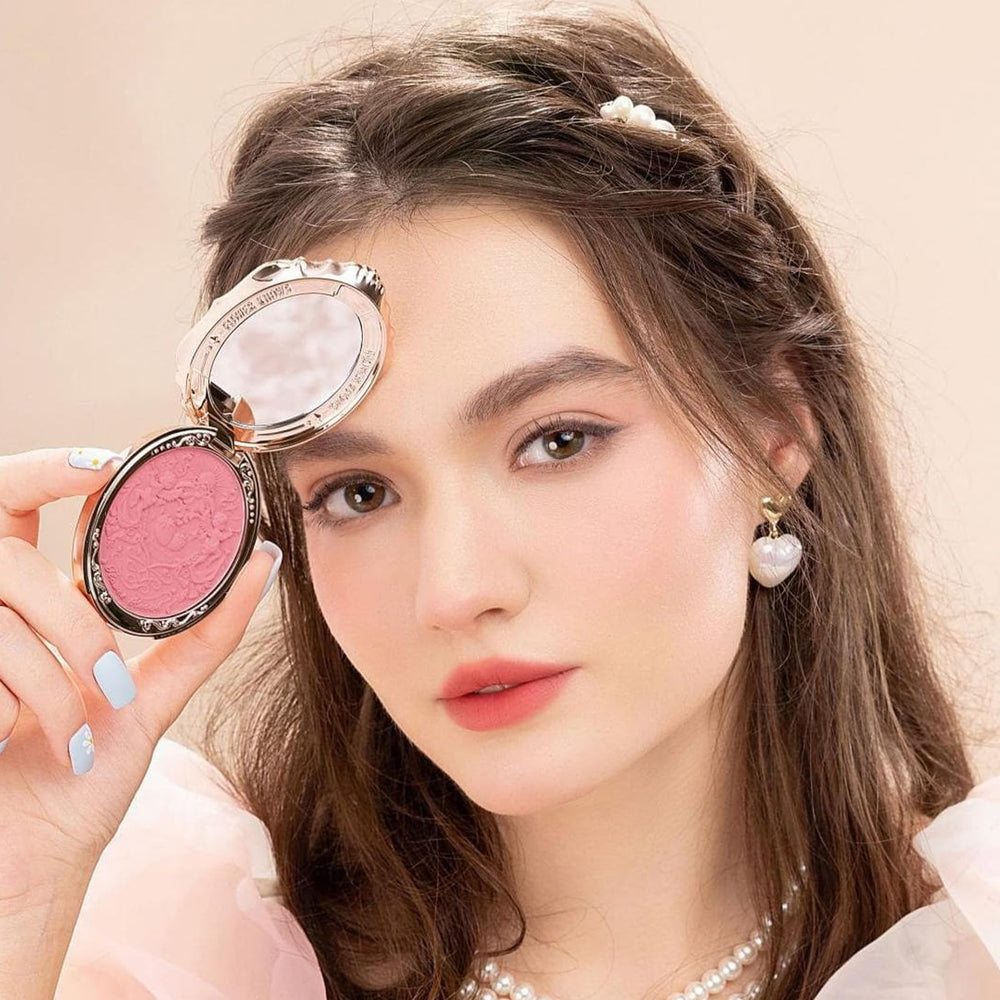 Flower Knows buildable blendable formula lets you layer from soft flush to vibrant.