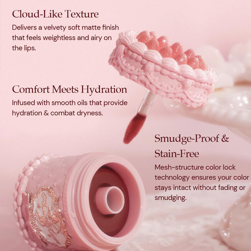 Flower Knows elastic color matrix locks pigment for vibrant, long wear