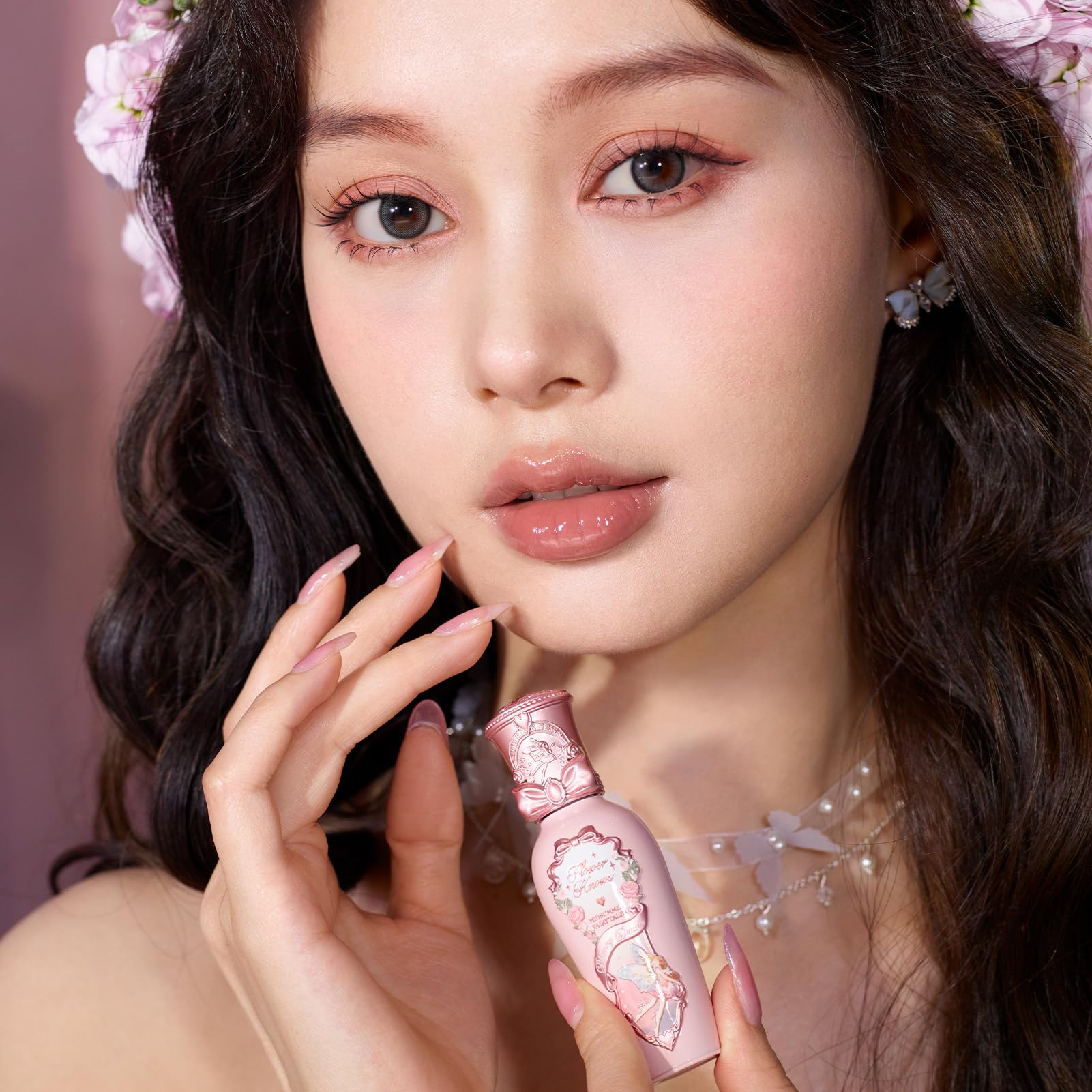 Flower Knows G04 To the Moon blossom oolong shade adds soft, innocent charm