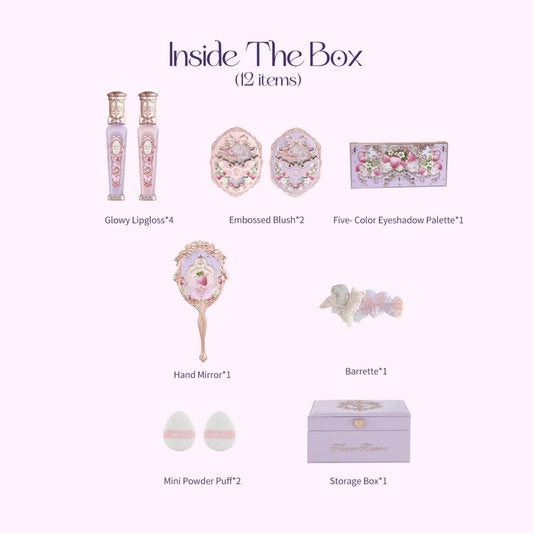 Flower Knows glowy lipglosses with hydrating shine and rich color payoff