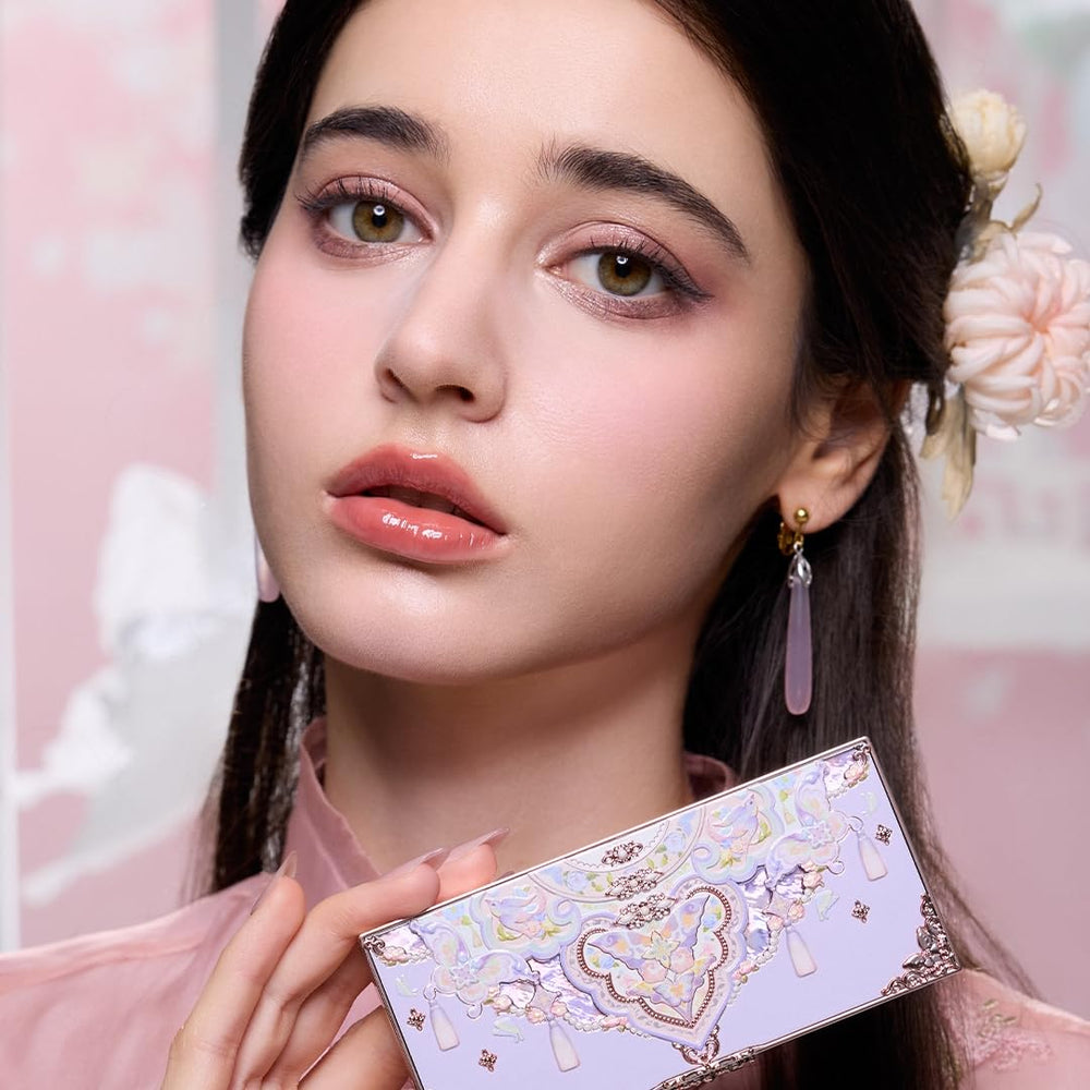 Flower Knows Incense Purple Haze swatches display cool smoky purples.