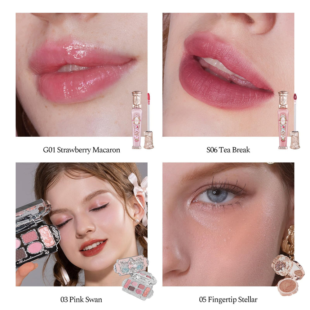 Flower Knows Little Angel Cream Blush gives a natural, dewy flush.
