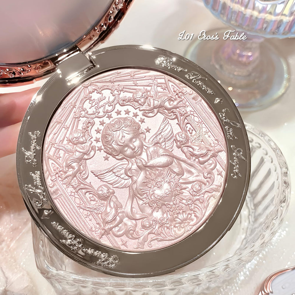 Feather-light formula from Flower Knows Little Angel blends easily for seamless highlight