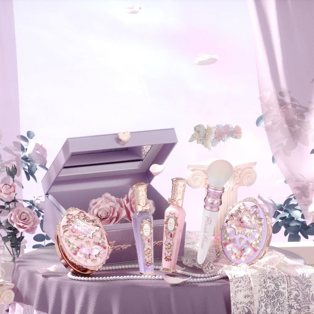 Flower Knows little-cranberry blush provides soft color for fresh cheeks.