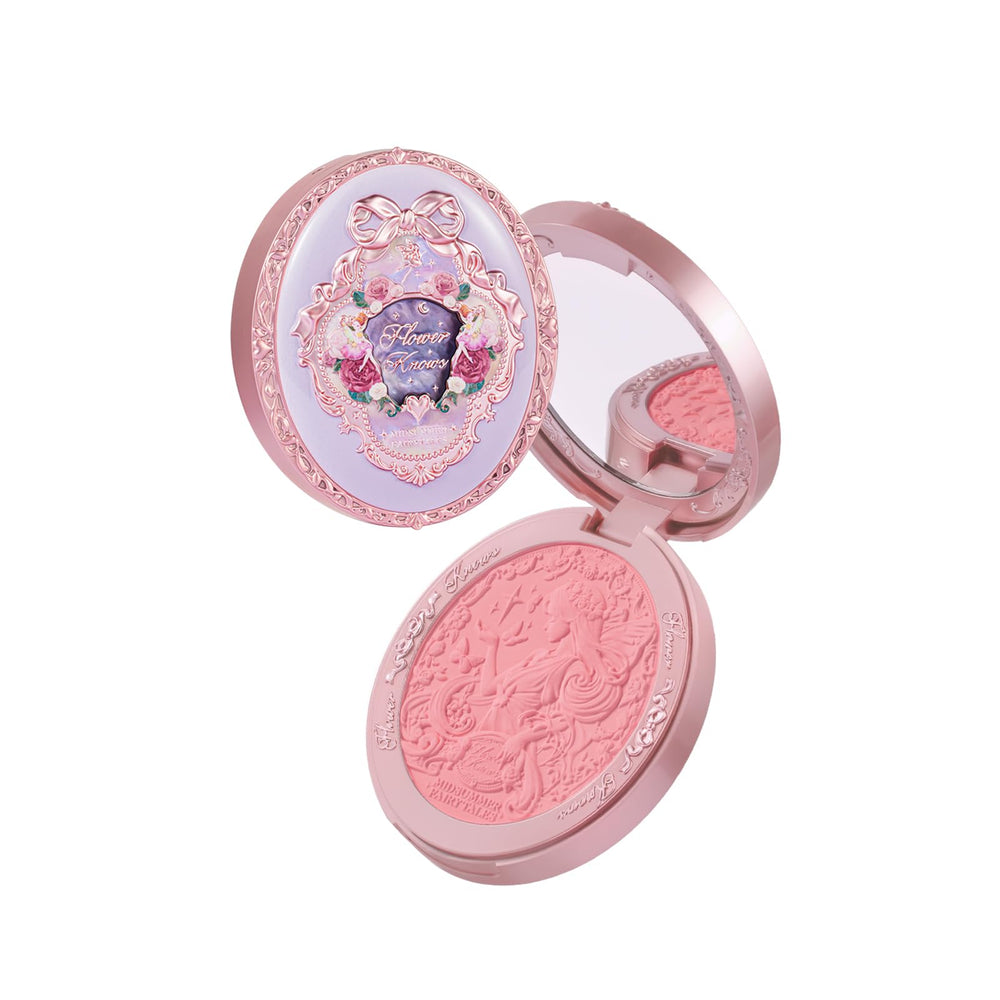 Flower Knows Midsummer Fairytales blush with 3D embossed butterfly for a natural glow