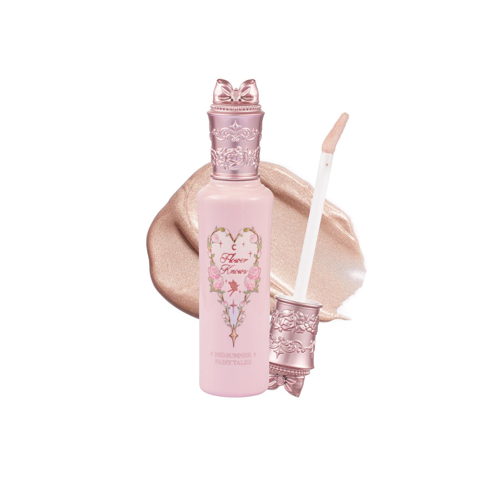 Flower Knows Midsummer highlighter bottle pour for on-the-go glow