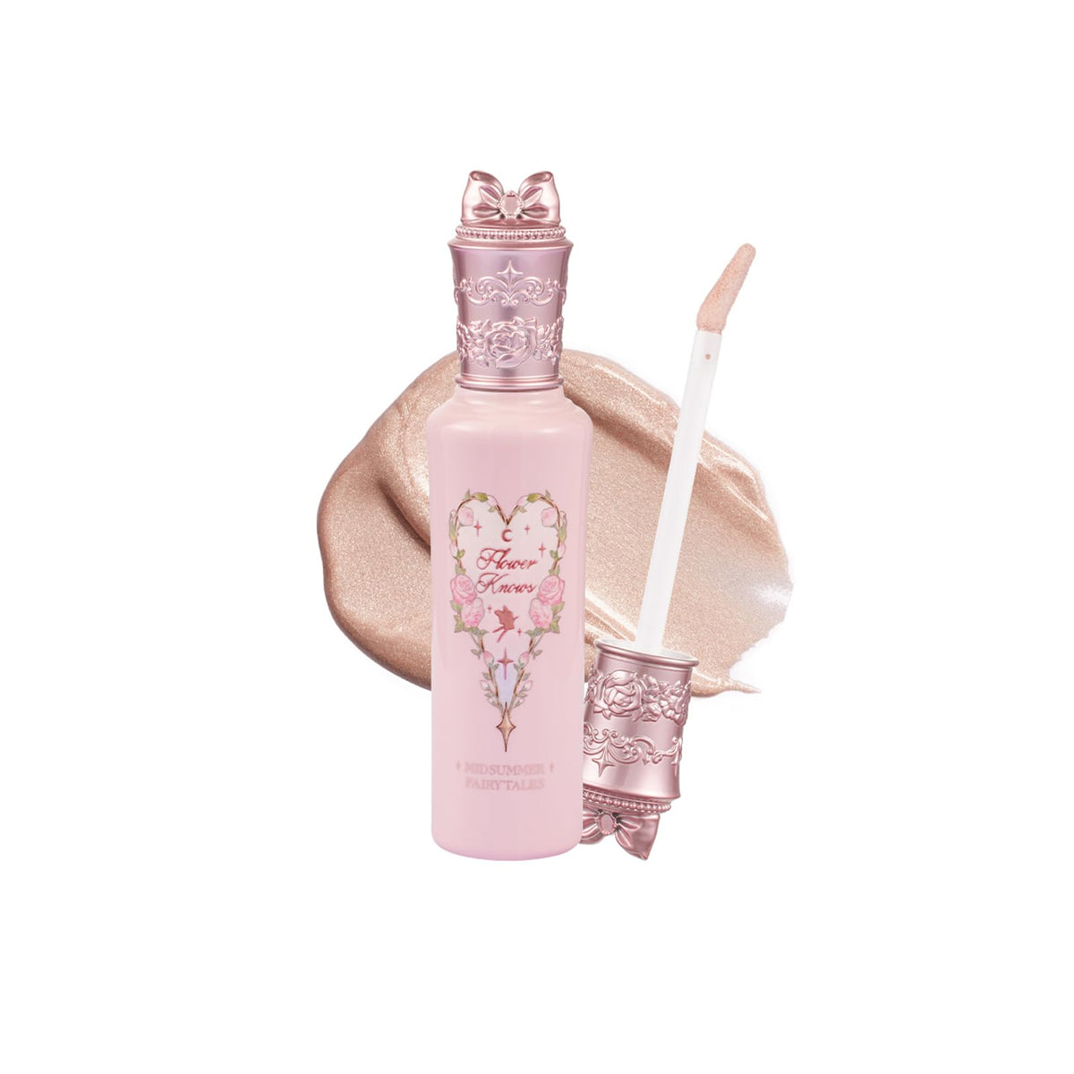 Flower Knows Midsummer highlighter bottle pour for on-the-go glow
