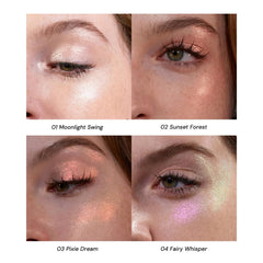 Flower Knows Midsummer gold swatch provides lasting luminosity