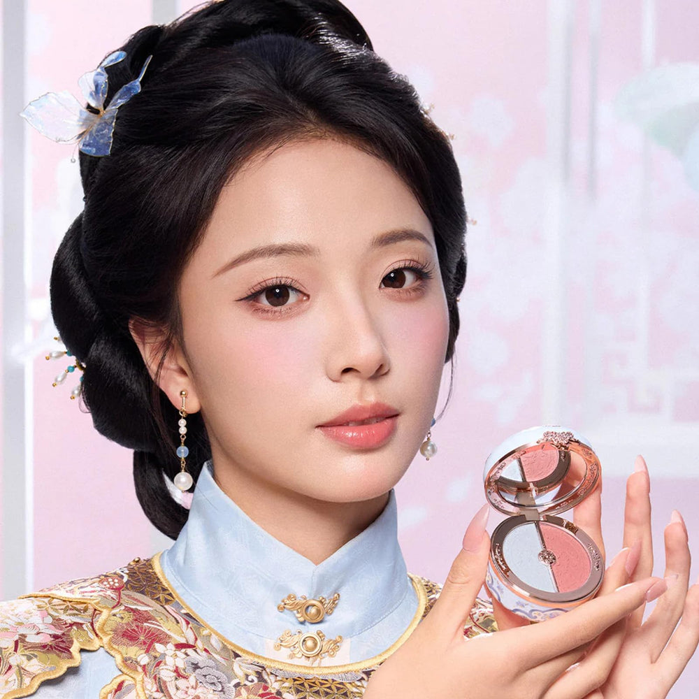 Flower Knows Seaborne Moon blue-pink duo creates soft sunlit flush