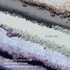 Flower Knows Shell's Jewel swatches on skin reveal silky, buildable color.