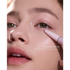 Flower Knows Shell's Jewel inner corner glow for quick concealing and lift.