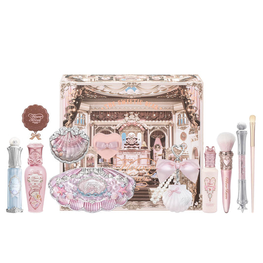 Flower Knows Shells Jewel Lip Glaze glistens for a polished lip finish.