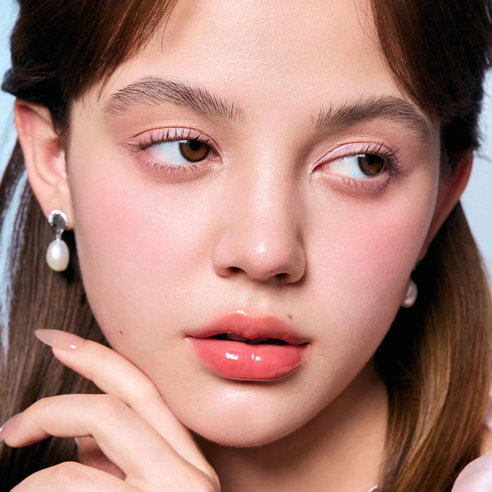 Flower Knows Shell's Jewel Lip Glaze infused with hyaluronic for smooth lips