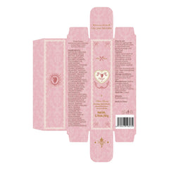 Flower Knows Strawberry Cupid design inspired by French patisserie aesthetics