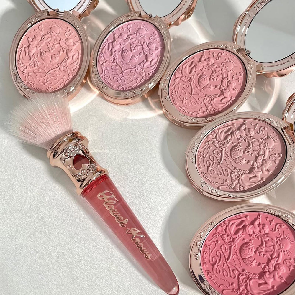 Vanity-ready compact on a dresser inspires gifting and self-expression.